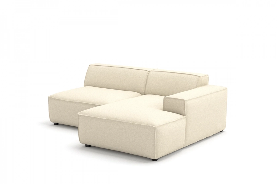 Model MODULARIS NB (niski bok) - Modularis NB sofa 1,5 osobowa + longchair prawy